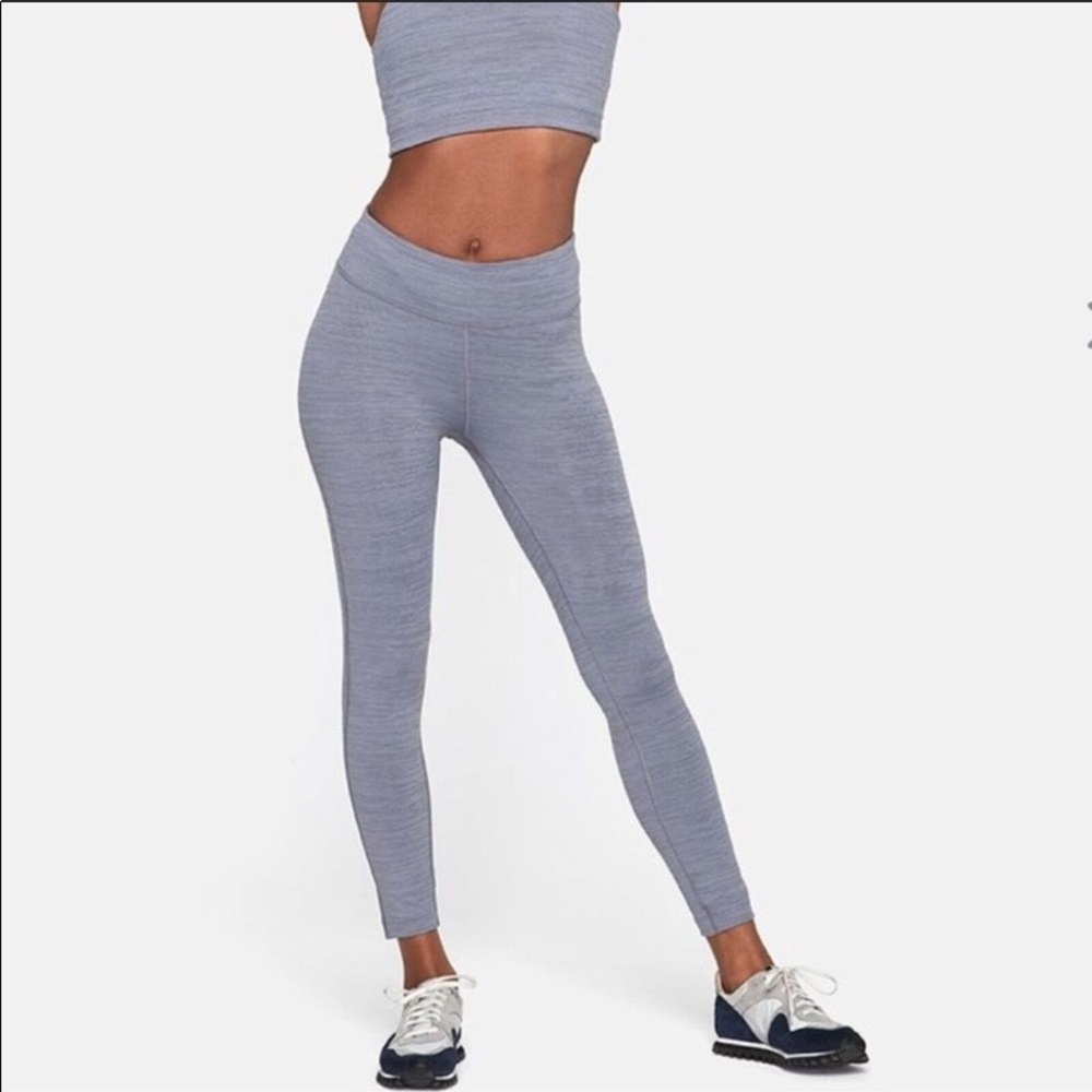 Outdoor Voices TechSweat Flex Leggings - Storm Blue - sz M
